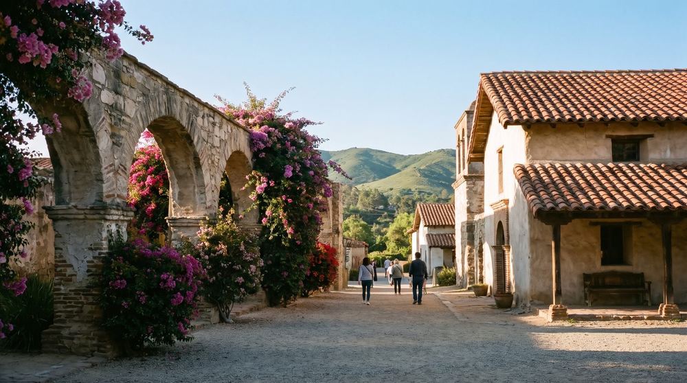 San Juan Capistrano mission arches